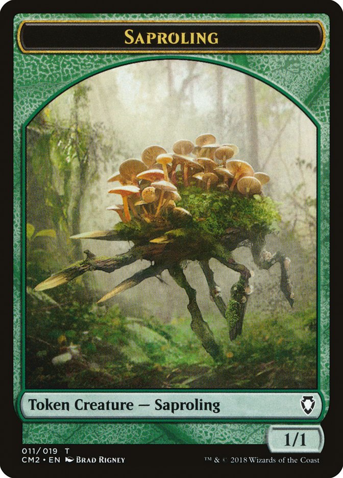 Saproling Token [Commander Anthology Volume II Tokens] | Chromatic Games