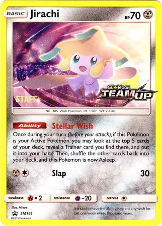 Jirachi (Staff) [SM Black Star Promos] | Chromatic Games