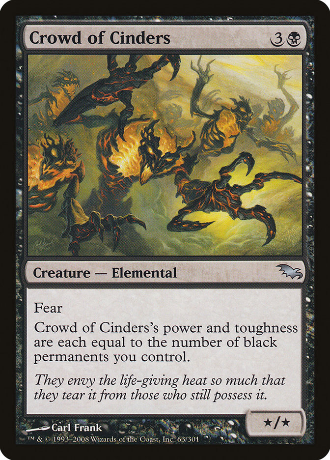 Crowd of Cinders [Shadowmoor] | Chromatic Games