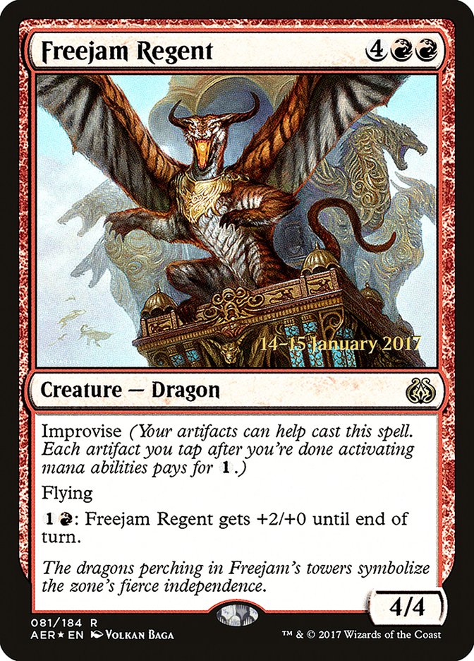 Freejam Regent [Aether Revolt Prerelease Promos] | Chromatic Games