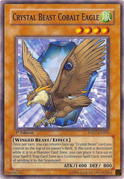 Crystal Beast Cobalt Eagle [DP07-EN006] Common | Chromatic Games