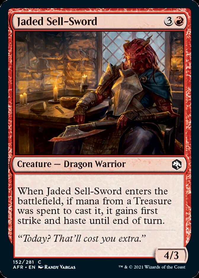 Jaded Sell-Sword [Dungeons & Dragons: Adventures in the Forgotten Realms] | Chromatic Games