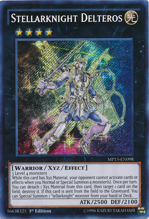 Stellarknight Delteros [MP15-EN098] Secret Rare | Chromatic Games