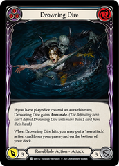 Drowning Dire (Blue) [EVR112] (Everfest)  1st Edition Rainbow Foil | Chromatic Games