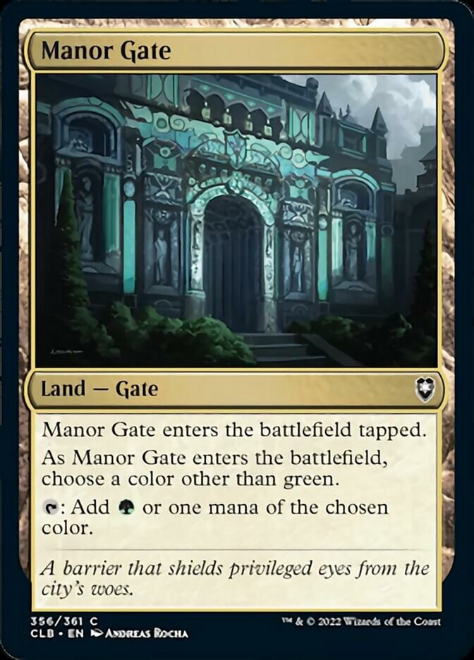 Manor Gate [Commander Legends: Battle for Baldur's Gate] | Chromatic Games