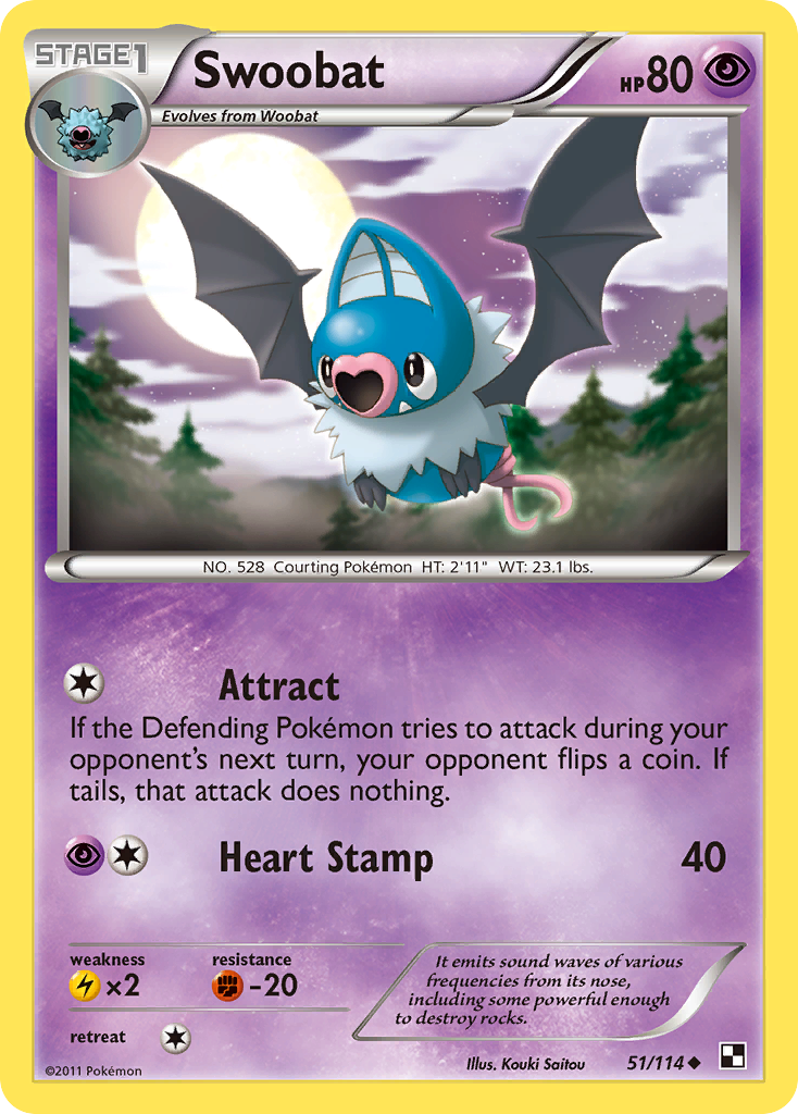 Swoobat [Black & White] | Chromatic Games