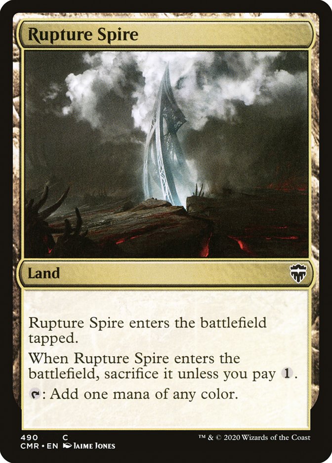 Rupture Spire (490) [Commander Legends] | Chromatic Games