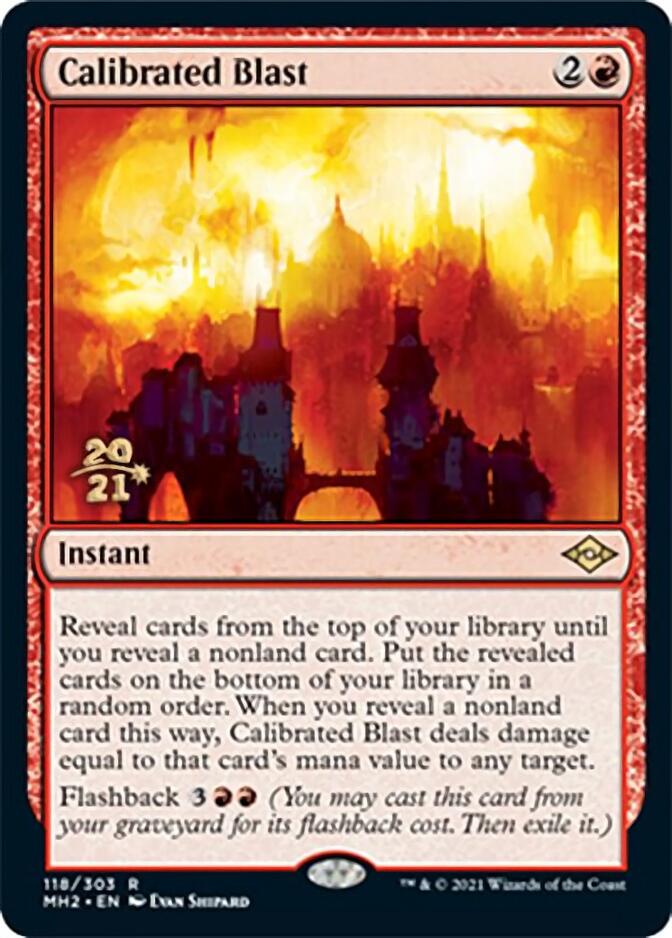 Calibrated Blast [Modern Horizons 2 Prerelease Promos] | Chromatic Games