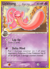 Lickitung (19/101) (Delta Species) [EX: Dragon Frontiers] | Chromatic Games