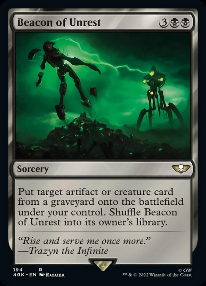 Beacon of Unrest (Surge Foil) [Warhammer 40,000] | Chromatic Games