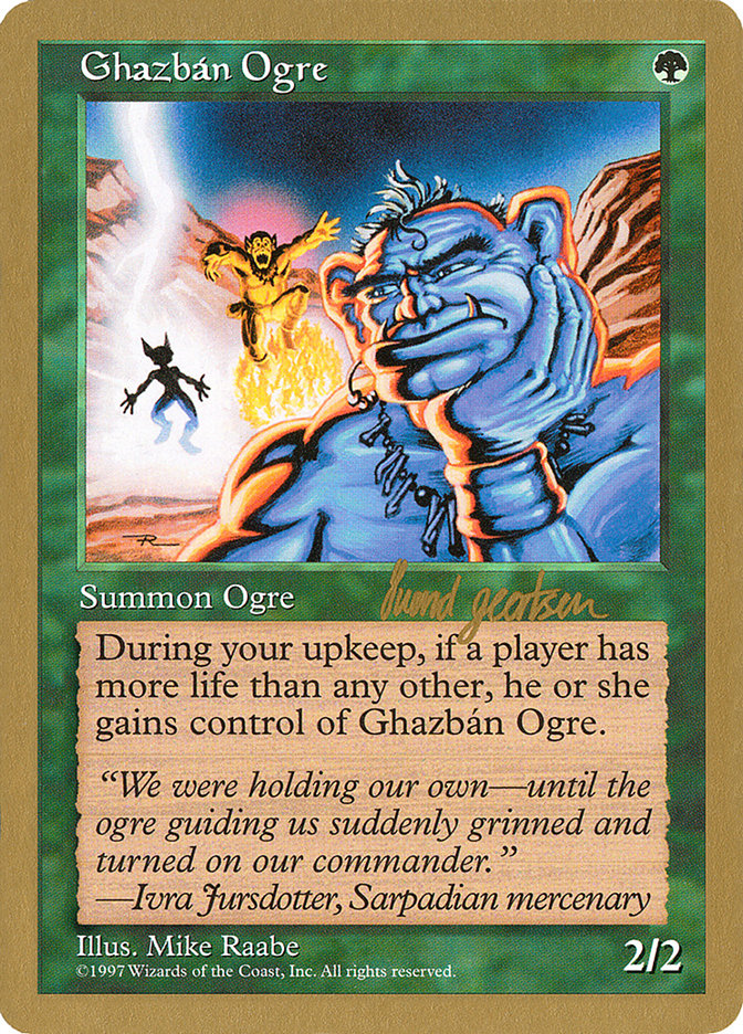 Ghazban Ogre (Svend Geertsen) [World Championship Decks 1997] | Chromatic Games