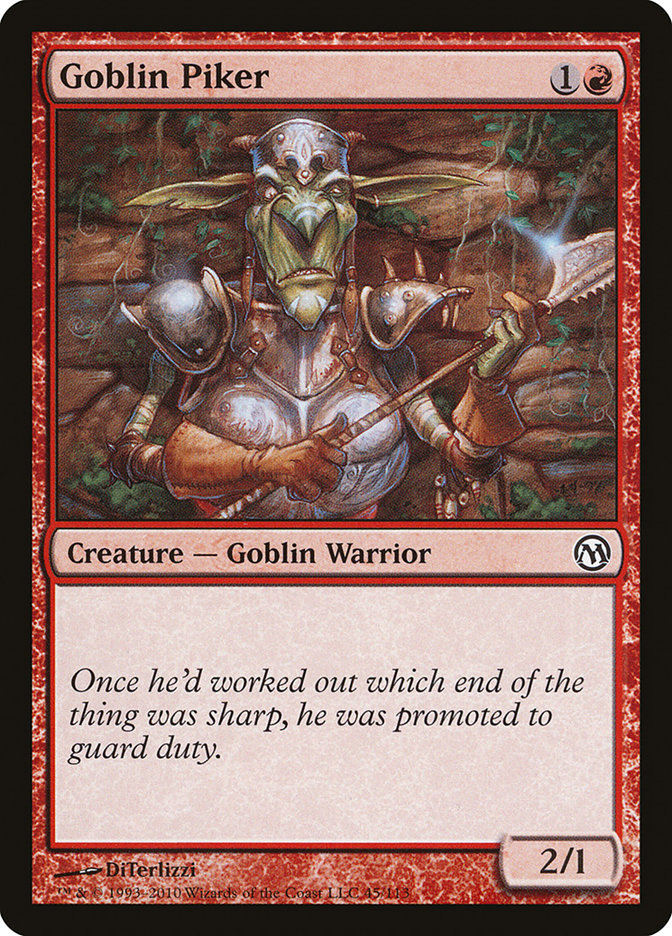 Goblin Piker [Duels of the Planeswalkers] | Chromatic Games