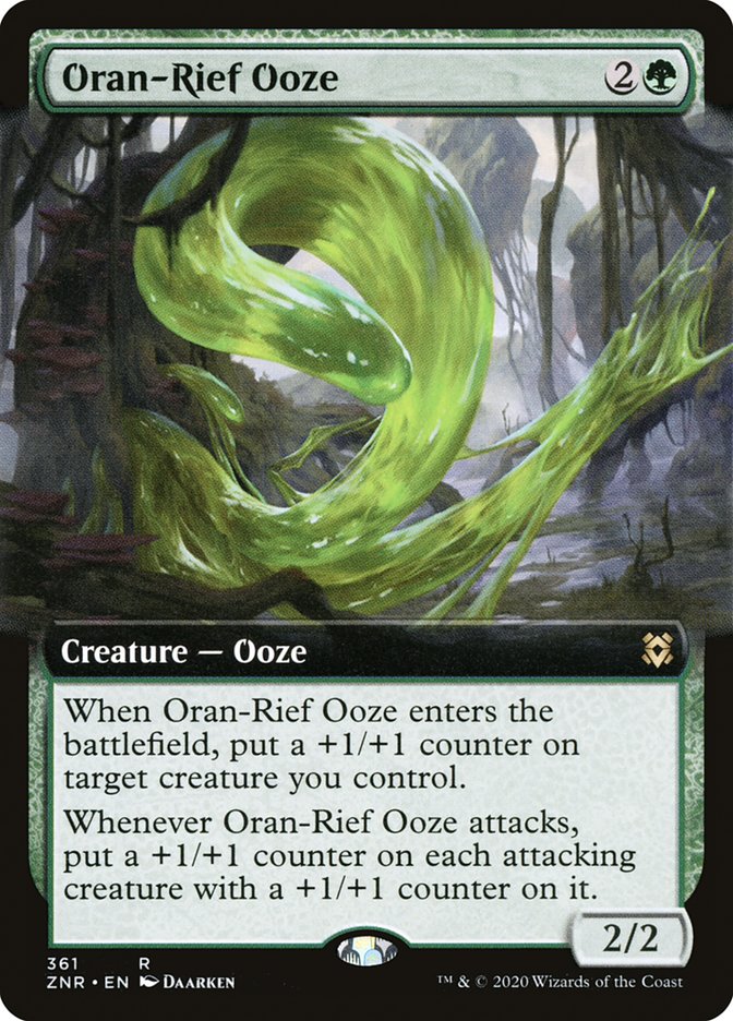 Oran-Rief Ooze (Extended Art) [Zendikar Rising] | Chromatic Games