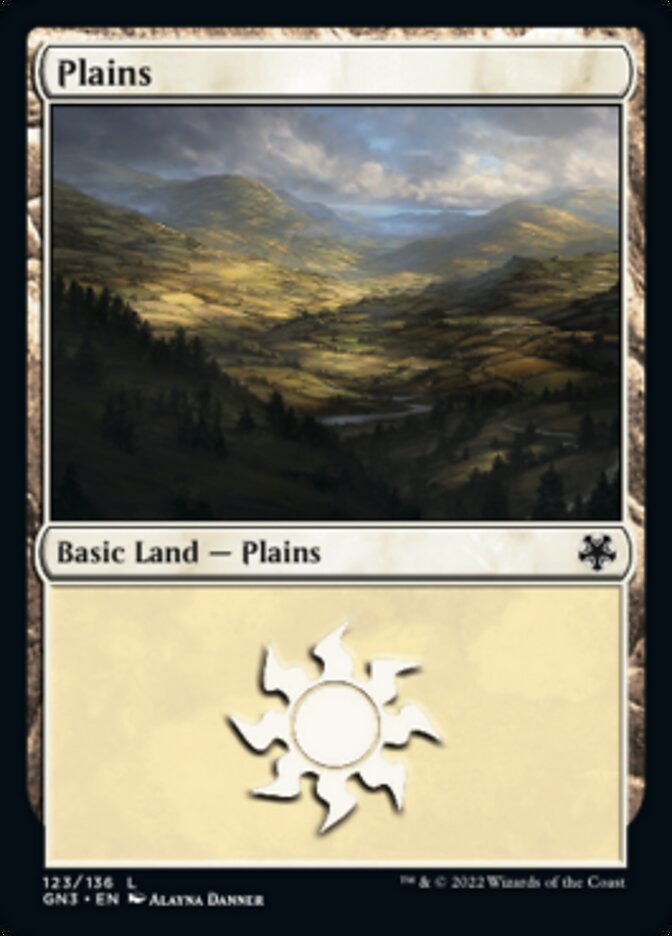 Plains (123) [Game Night: Free-for-All] | Chromatic Games