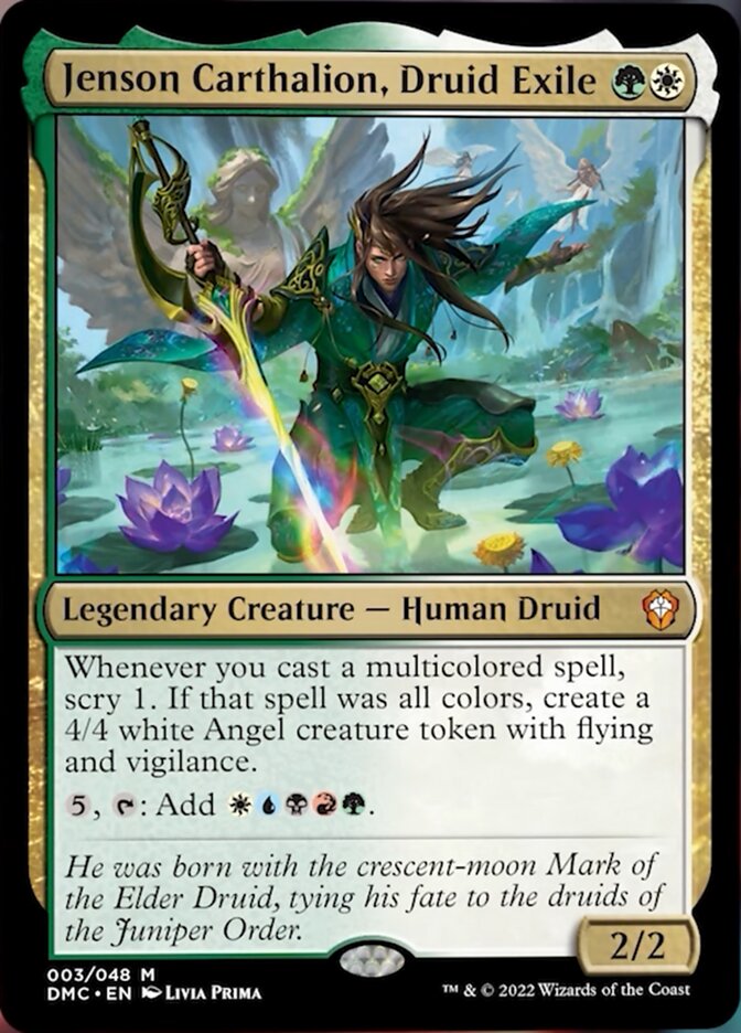 Jenson Carthalion, Druid Exile [Dominaria United Commander] | Chromatic Games