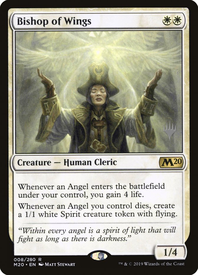 Bishop of Wings (Promo Pack) [Core Set 2020 Promos] | Chromatic Games