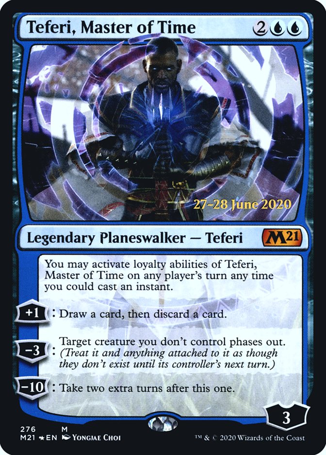 Teferi, Master of Time (276) [Core Set 2021 Prerelease Promos] | Chromatic Games