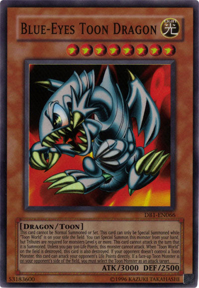 Blue-Eyes Toon Dragon [DB1-EN066] Super Rare | Chromatic Games