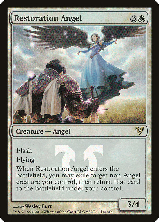 Restoration Angel (Launch) [Avacyn Restored Prerelease Promos] | Chromatic Games