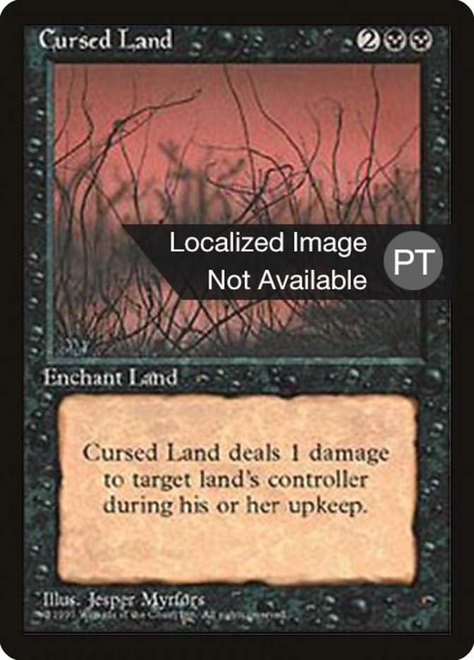 Cursed Land [Fourth Edition (Foreign Black Border)] | Chromatic Games