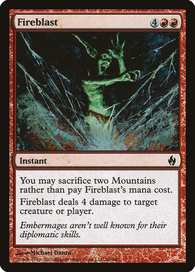 Fireblast [Premium Deck Series: Fire and Lightning] | Chromatic Games