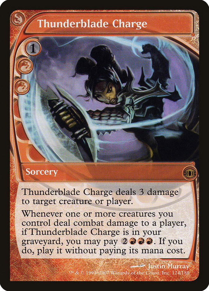 Thunderblade Charge [Future Sight] | Chromatic Games