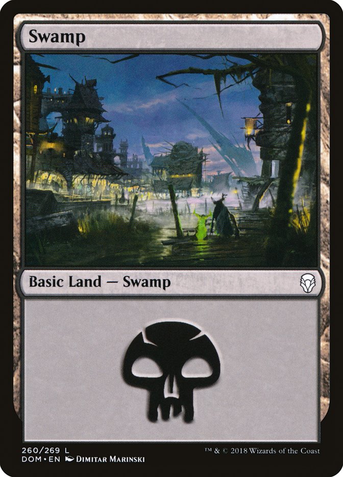 Swamp (260) [Dominaria] | Chromatic Games