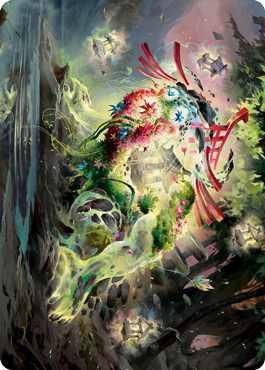 Go-Shintai of Life's Origin Art Card [Kamigawa: Neon Dynasty Art Series] | Chromatic Games
