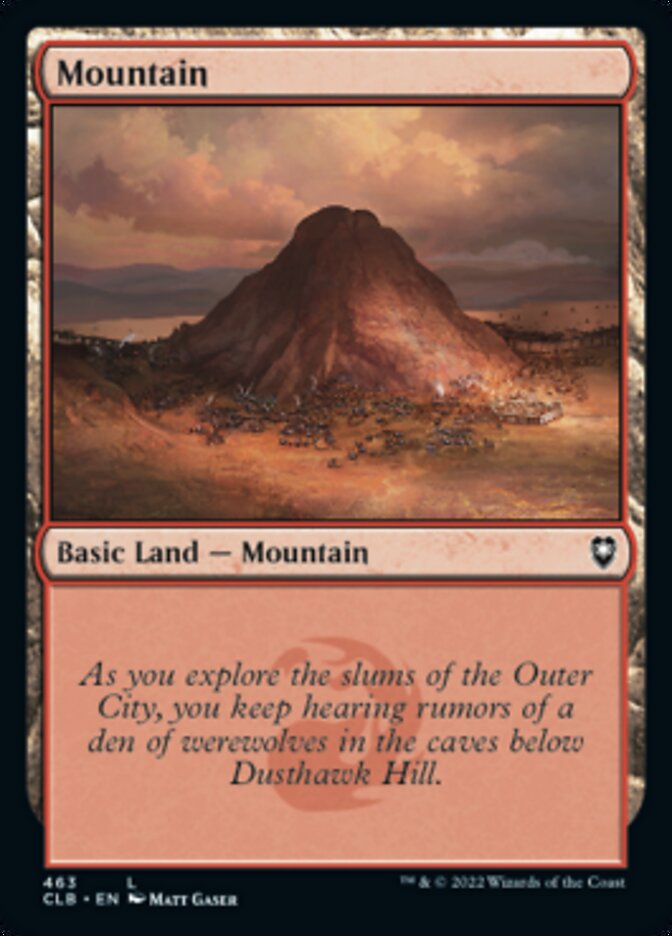 Mountain (463) [Commander Legends: Battle for Baldur's Gate] | Chromatic Games