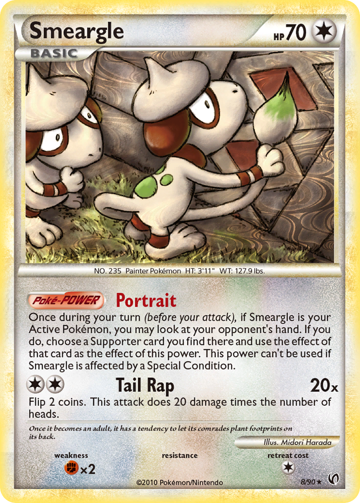 Smeargle (8/90) [HeartGold & SoulSilver: Undaunted] | Chromatic Games