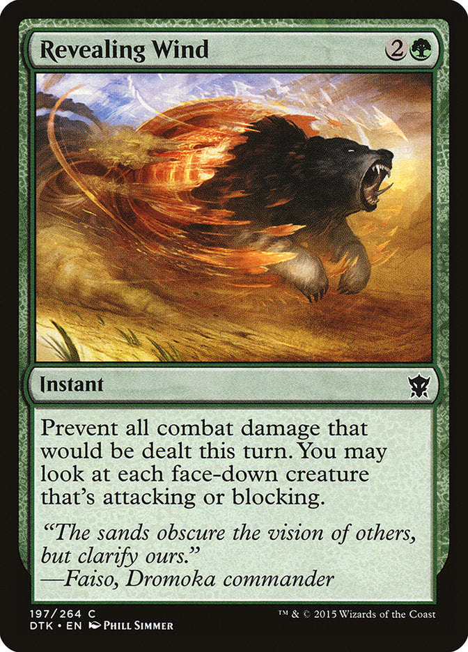 Revealing Wind [Dragons of Tarkir] | Chromatic Games