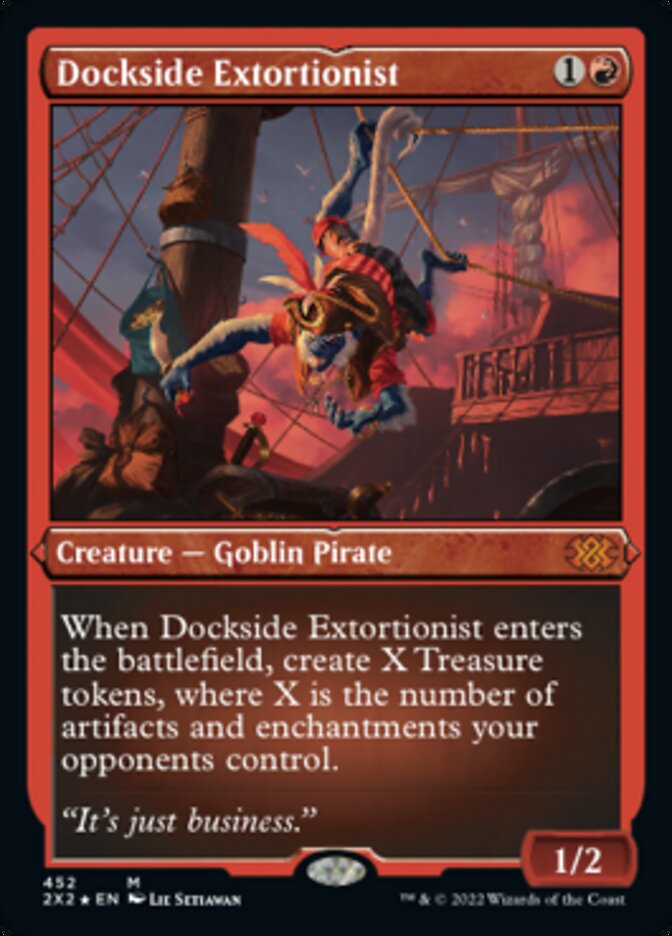 Dockside Extortionist (Foil Etched) [Double Masters 2022] | Chromatic Games