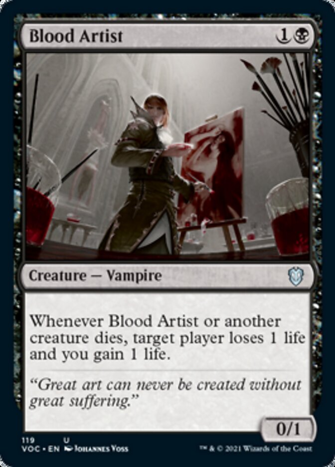 Blood Artist [Innistrad: Crimson Vow Commander] | Chromatic Games