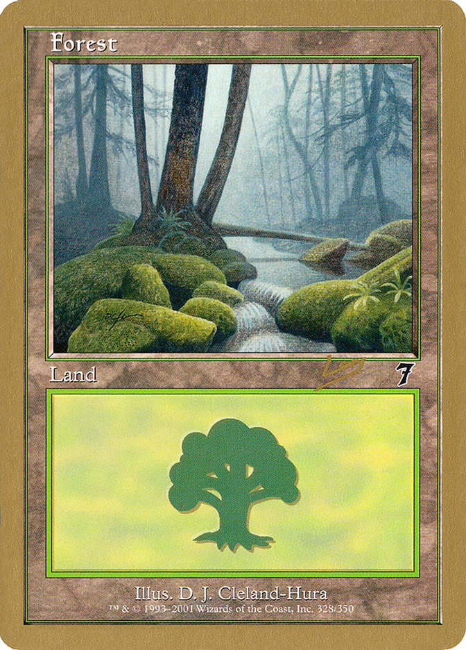 Forest (rl328) (Raphael Levy) [World Championship Decks 2002] | Chromatic Games