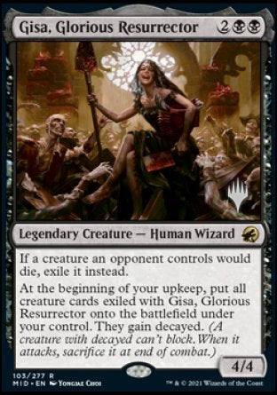 Gisa, Glorious Resurrector (Promo Pack) [Innistrad: Midnight Hunt Promos] | Chromatic Games