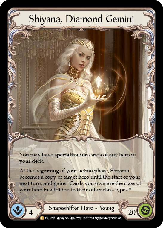 Shiyana, Diamond Gemini [CRU097] (Crucible of War)  1st Edition Cold Foil | Chromatic Games