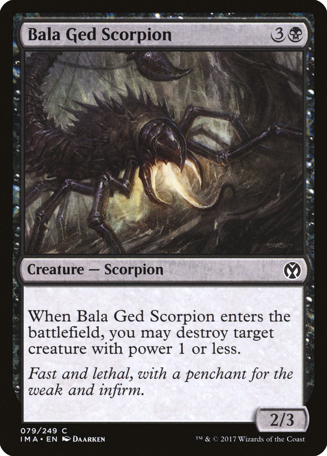 Bala Ged Scorpion [Iconic Masters] | Chromatic Games