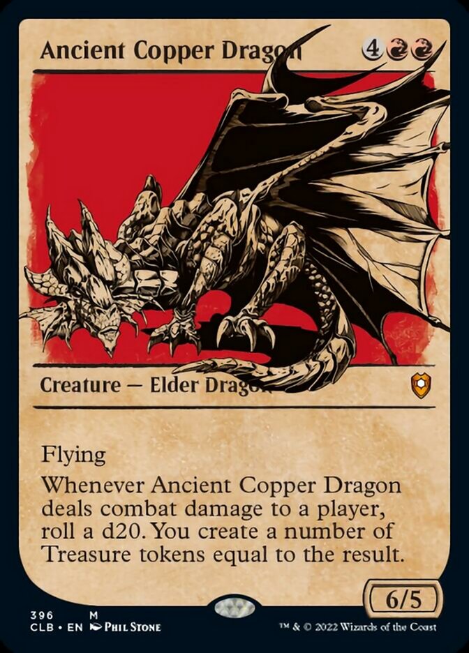 Ancient Copper Dragon (Showcase) [Commander Legends: Battle for Baldur's Gate] | Chromatic Games