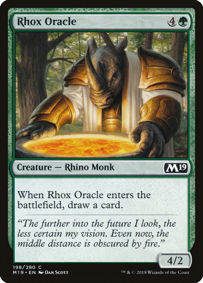 Rhox Oracle [Core Set 2019] | Chromatic Games