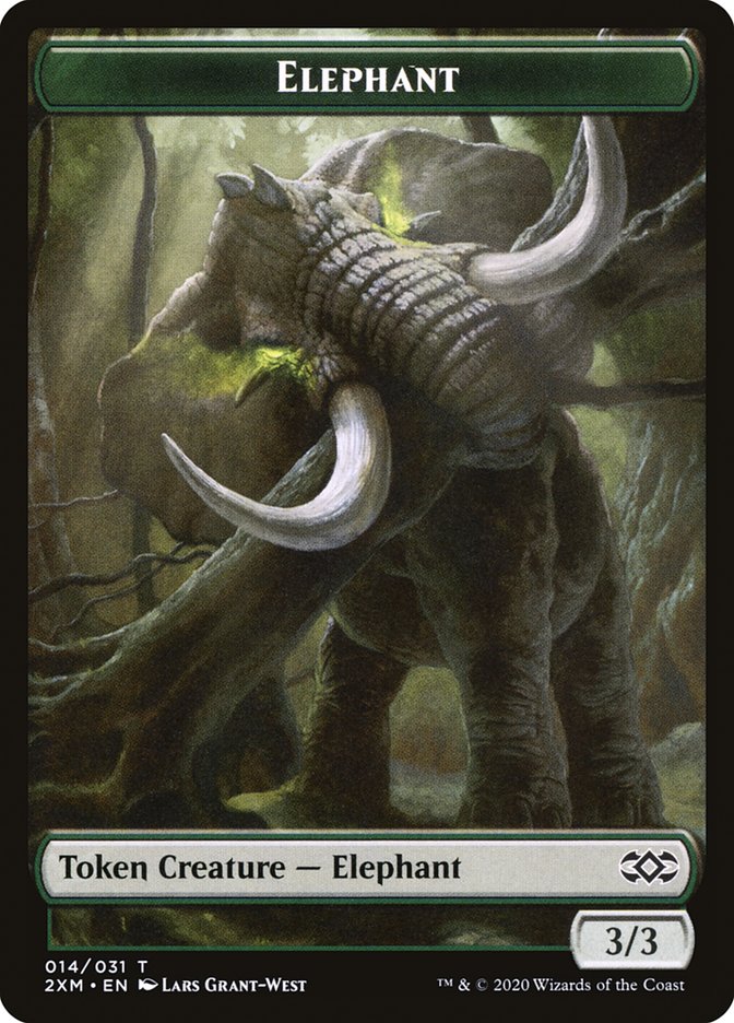 Elephant Token [Double Masters Tokens] | Chromatic Games