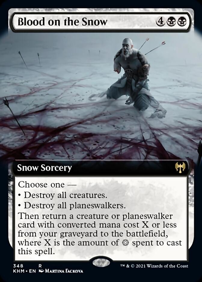 Blood on the Snow (Extended Art) [Kaldheim] | Chromatic Games