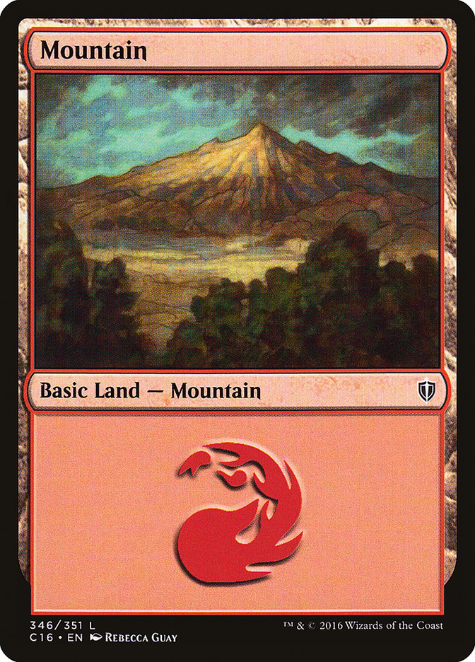 Mountain (346) [Commander 2016] | Chromatic Games