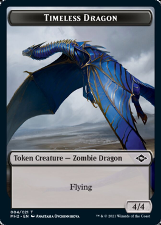 Food (18) // Timeless Dragon Double-Sided Token [Modern Horizons 2 Tokens] | Chromatic Games