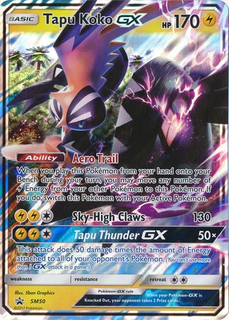 Tapu Koko GX (SM Black Star Promos) (SM50) [Jumbo Cards] | Chromatic Games