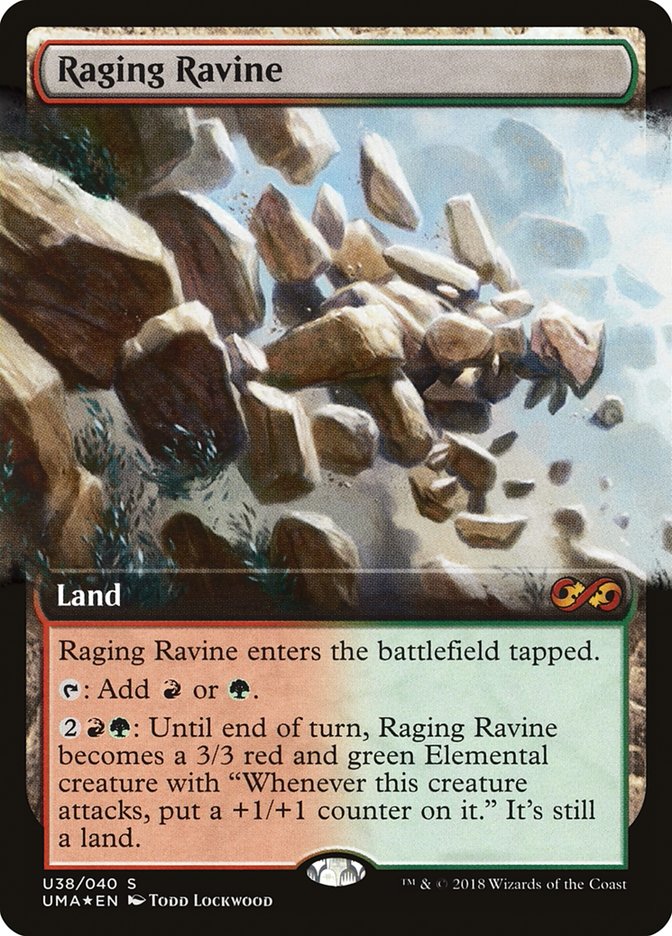 Raging Ravine (Topper) [Ultimate Masters Box Topper] | Chromatic Games