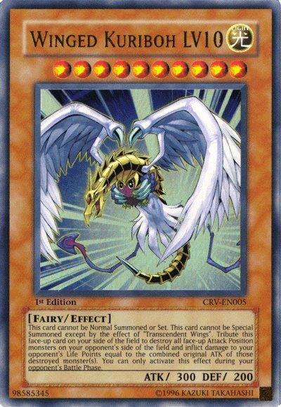 Winged Kuriboh LV10 [CRV-EN005] Ultra Rare | Chromatic Games