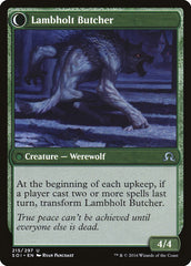 Lambholt Pacifist // Lambholt Butcher [Shadows over Innistrad] | Chromatic Games