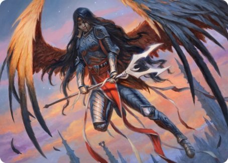 Liesa, Forgotten Archangel Art Card [Innistrad: Midnight Hunt Art Series] | Chromatic Games