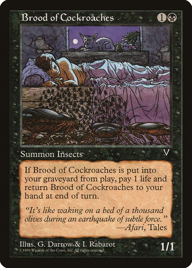 Brood of Cockroaches [Visions] | Chromatic Games