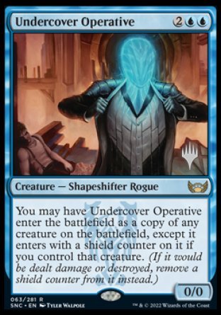 Undercover Operative (Promo Pack) [Streets of New Capenna Promos] | Chromatic Games